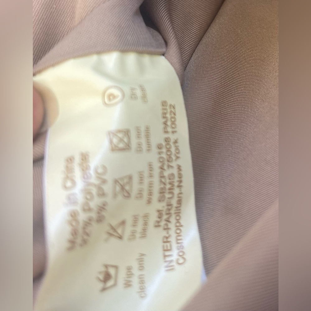 Burberry Fragrance Polyester PVC Tan Nova Check Messenger Bag Crossbody Unisex - Picture 10 of 11